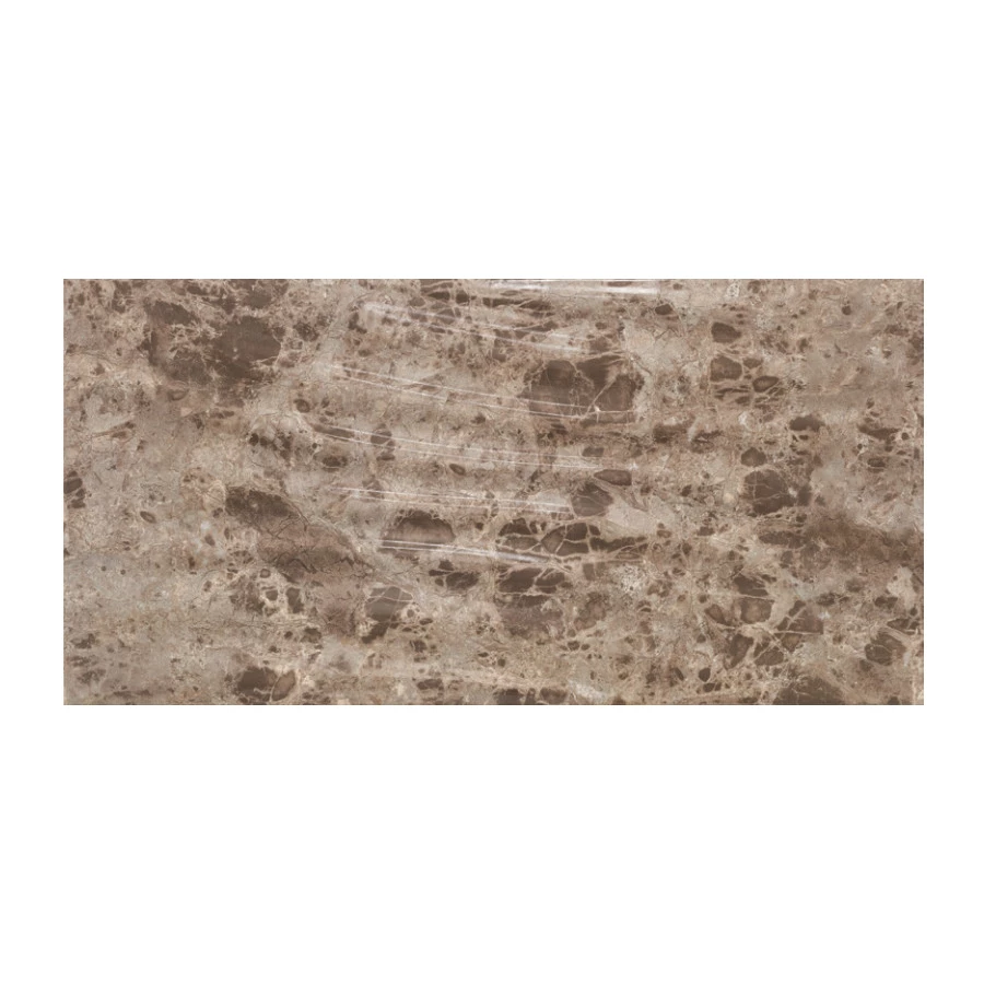 Плитка настенная Click Crema Marfil Dark Emperador Brillo RELV 60х30 см
