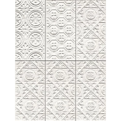 Декор Italgraniti Bianco formelle SQ01F2512,5X25 