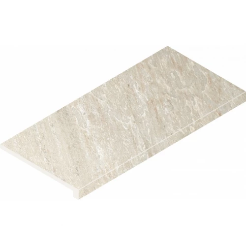 Ступень угловая правая из керамогранита Italon Магма Айс Грип бежевая 620070002965 60х33 см