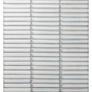 Мозаика Bonaparte Керамогранитная мозаика Finger sweet milk 92х12 белая 29,8х28,4 см