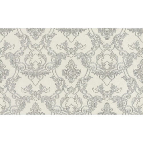 Обои флизелиновые Аспект Бергамо белые 70440-14 1,06х10,05 м
