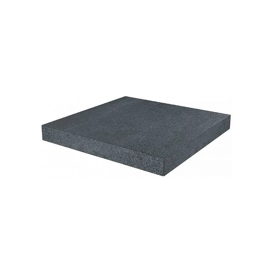 Ступень угловая клееная из керамогранита Kerama Marazzi Про Матрикс матовая черная DD602520R/GCA 33x33 см