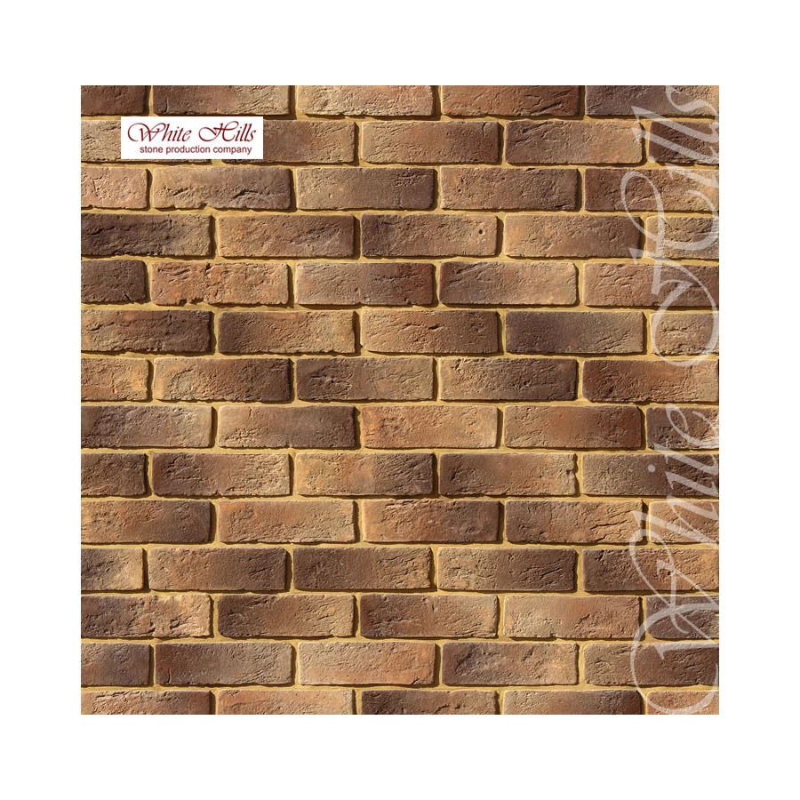 Плитка под кирпич White Hills Кельн Брик 323-40 21х6,5х0,6 - 1,1 см
