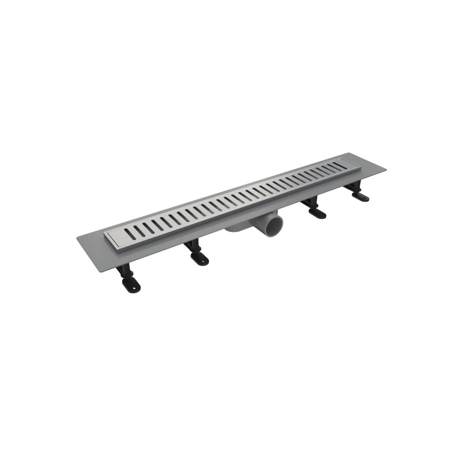 Дренажный канал Timo с решеткой Single gap из нержавеющей стали Smart Plus SMP-GG70-LS40 DRY 70 см