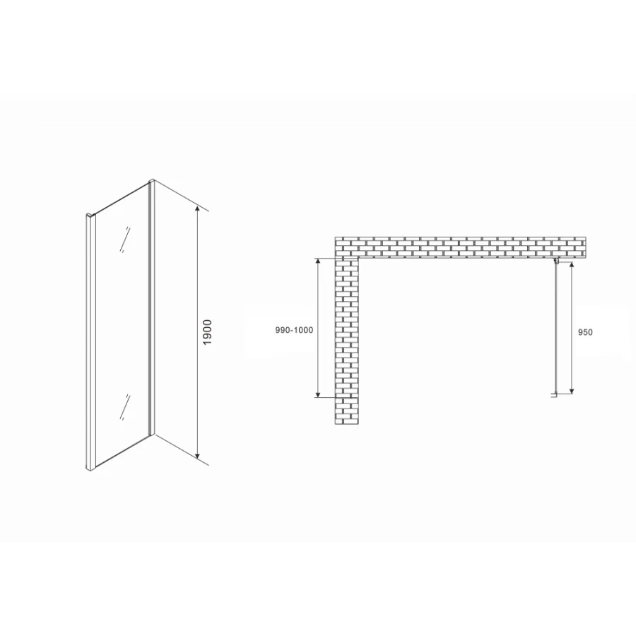 Боковая стенка Abber Schwarzer Diamant S100B5