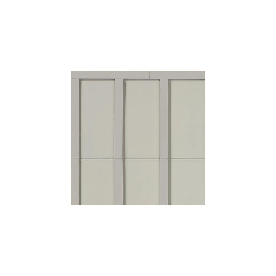 Плитка настенная Mutina Мотиво Схалк / Motivo Chalk матовая серая BOV02 28х14 см