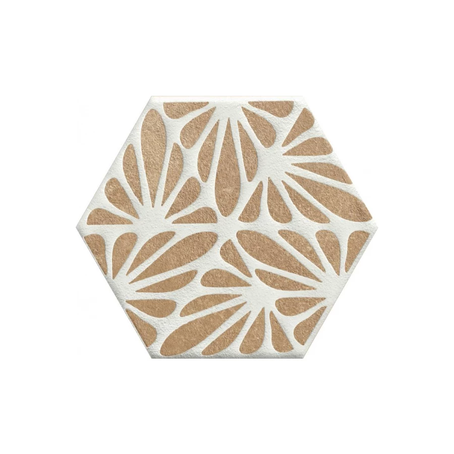 Керамогранит Marca Corona Terracreta Cesello Chamotte Esagonо J082 25х21,6 см