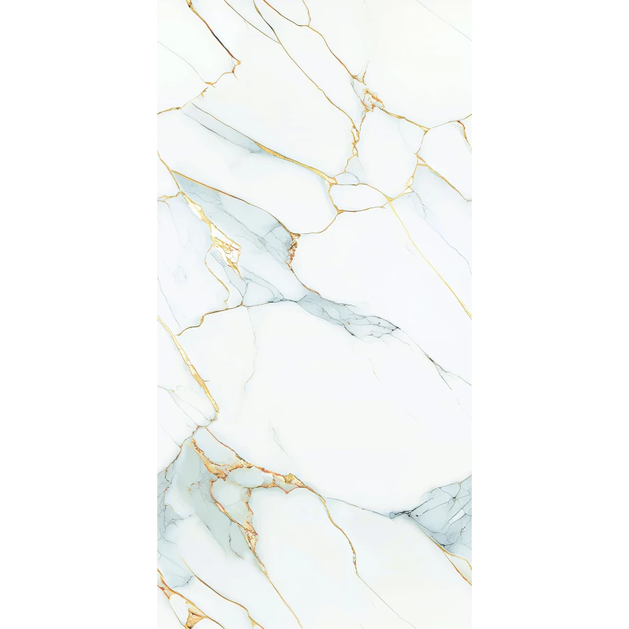Керамогранит lamore Ceramic Carving 60х120 Costa Gold матовый карвинг белый 60/120-018 120х60 см