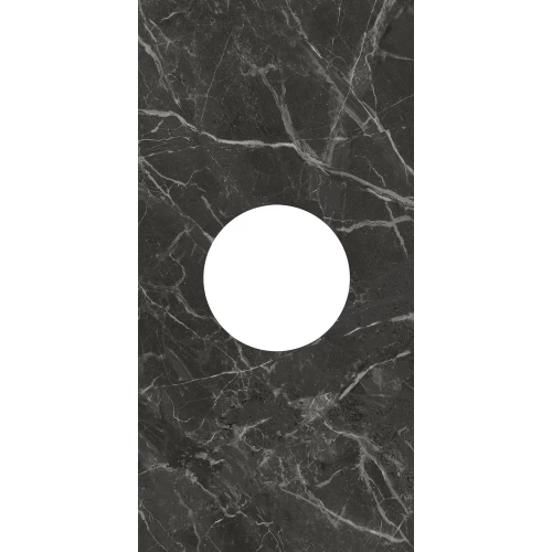 Декор Kerama Marazzi Коррер наборный глянцевый чёрный ID160 60x30 см