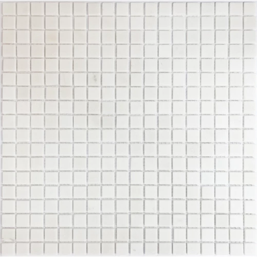 Мозаика Orro Mosaic Стоне Атлантида Полированная 15х15 глянцевая белая 30,5х30,5 см