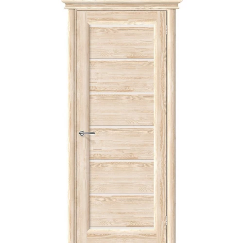 Межкомнатная дверь Белорусские двери М2 200x90 массив дерева полотно Матовое цвет Без отделки