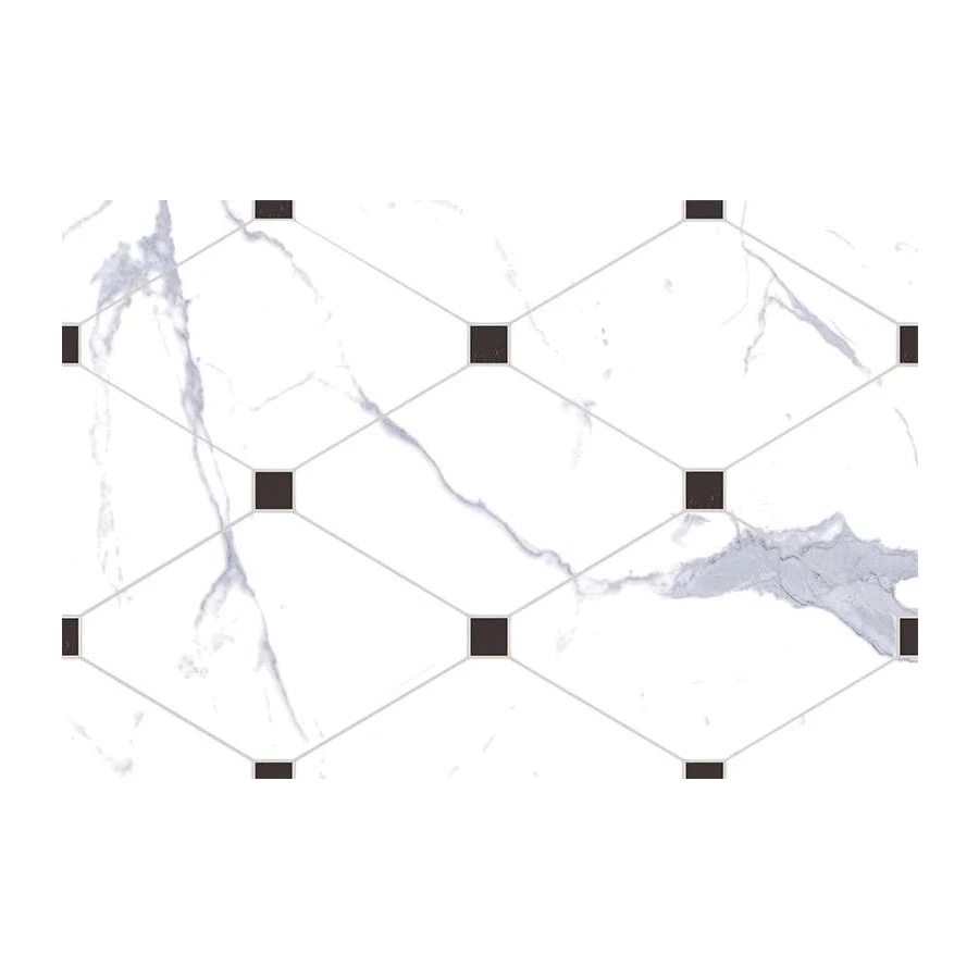 Настенная плитка Eurotile Statuario 9 SR 0305 40х27 см