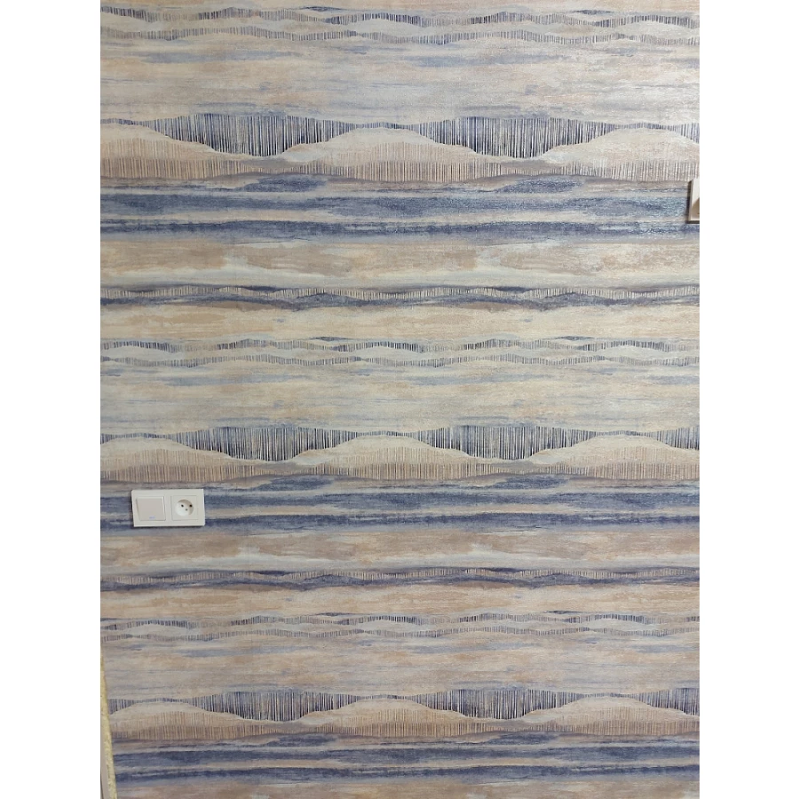 Обои флизелиновые Palitra Life Borneo синие PL71499-46 1,06х10,05 м