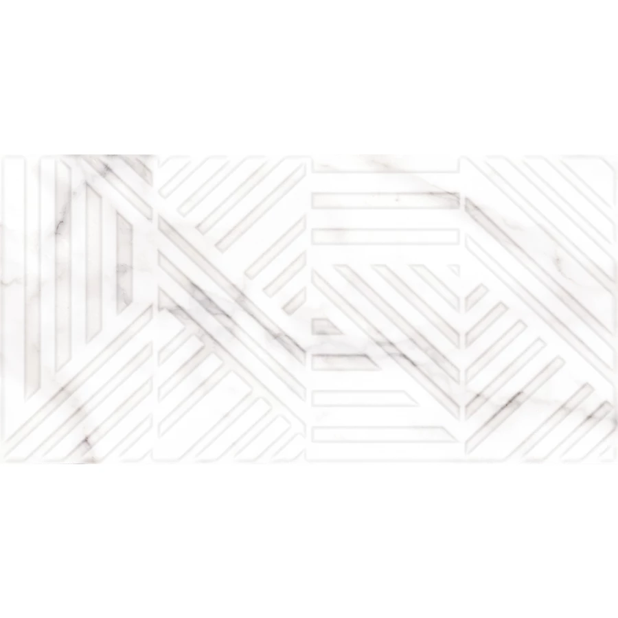 Плитка настенная Cersanit Moonlight белый рельеф A17573 59,8х29,8 см