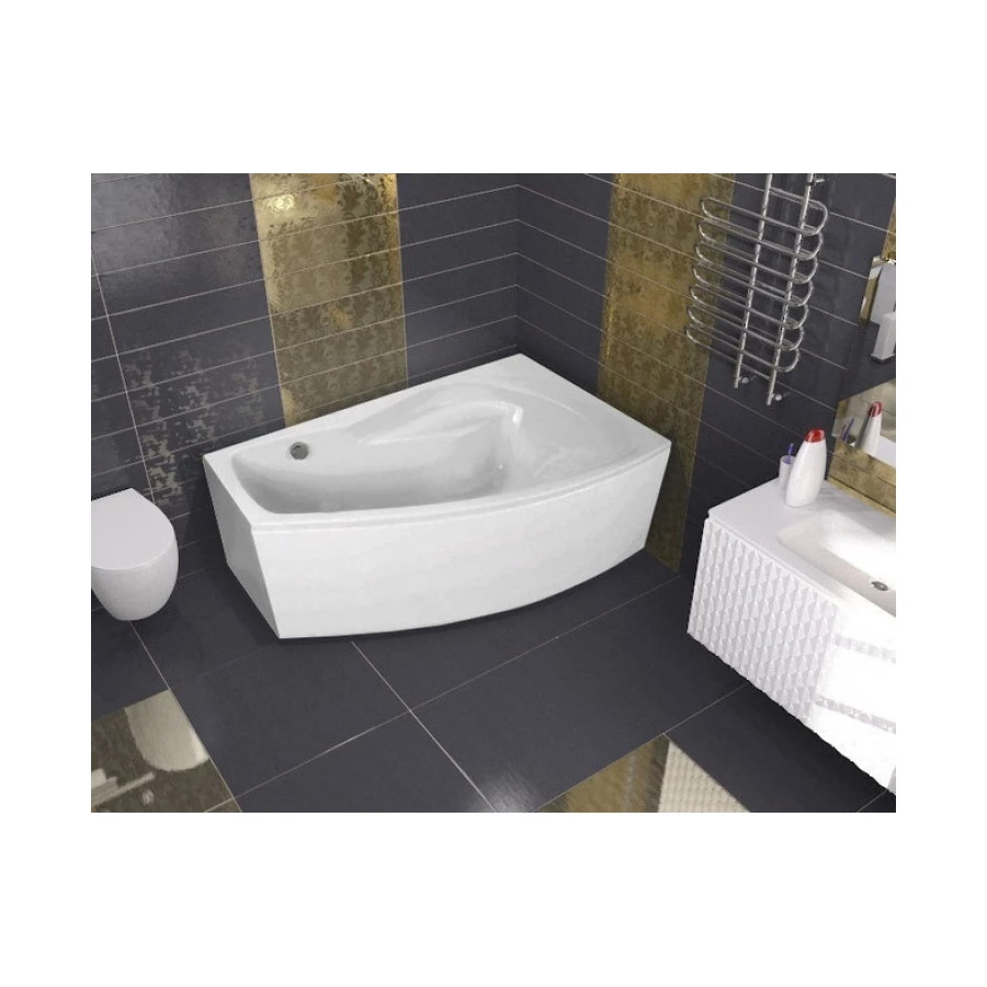 Ванна акриловая Santek Майорка XL правосторонняя белая 1.WH11.1.990 160х95 см