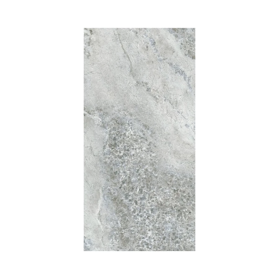 Керамогранит Ariostea Ultra Crystal Grey Lucidato Shiny 6 мм глянцевый серый UCR6L300608 300х150 см