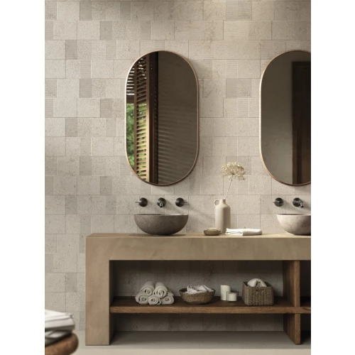 Плитка настенная Porcelanosa Дорсиа Боне Блоск / Dorcia Bone Block матовая бежевая 100354829 150х59,6 см