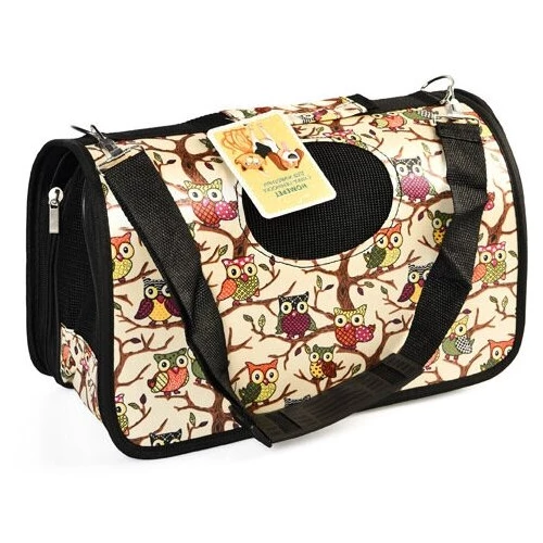 Сумка-переноска для животных Homepet Совы TY-P182-M-2306 45х22х26 см