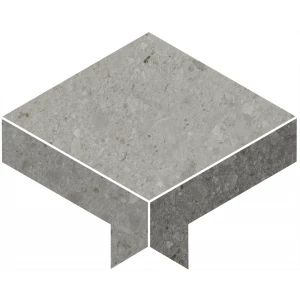 Декор Kerama Marazzi Чеппо ди Гре 1 наборный обрезной матовый серый ID170 30x24 см
