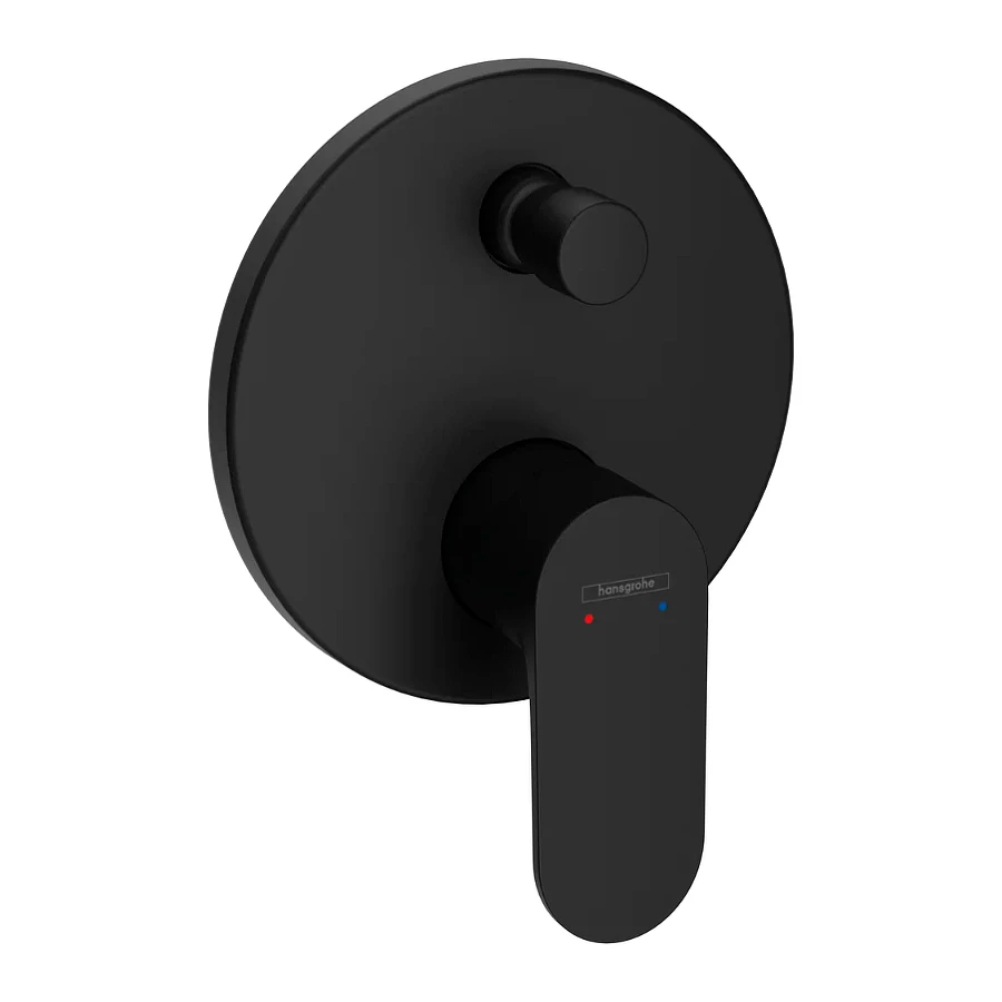 Смеситель для душа Hansgrohe Rebris S внешняя часть черный матовый 72466670