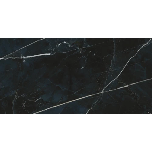 Керамогранит Dune Black Calacatta глянцевый черный 188640 120х60 см