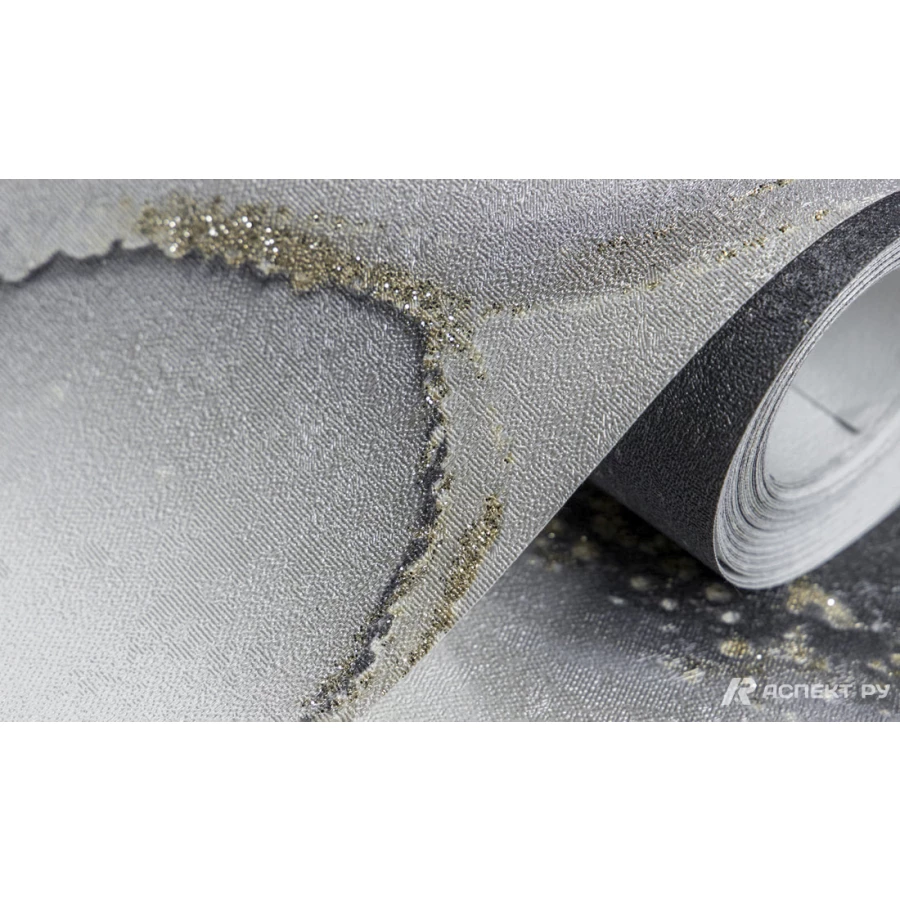 Обои флизелиновые Аспект Линдси серый 70588-46 1,06х10,05 м