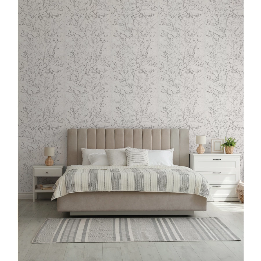 Обои бумажные Аспект Лира серые 10141-14 0,53х10,05 м