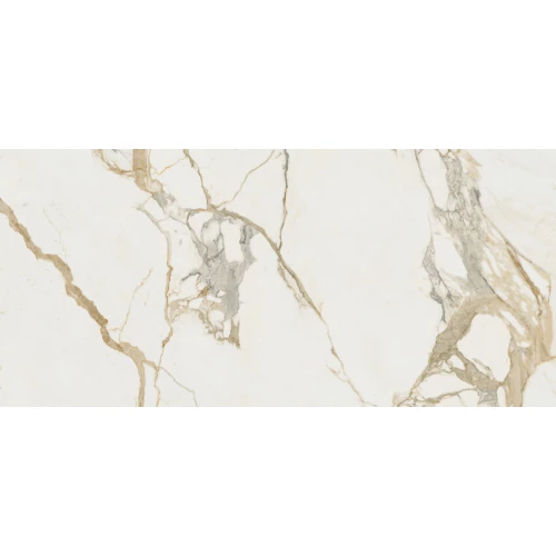 Керамогранит Azulejos Benadresa Medici Gold Natural матовый белый 160х80 см