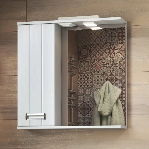Зеркало шкаф Vigo Diana 800 навесной левый со спотом z.DIA.80.L.El 80x70 см