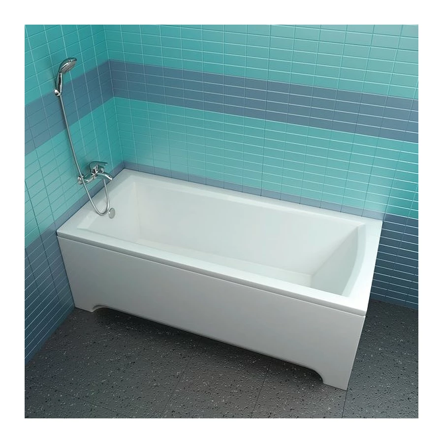 Акриловая ванна Ravak Domino Plus C651R00000 180х80 см