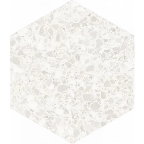 Керамогранит DNA Terrazzo White натуральный 123380 36,8х32 см