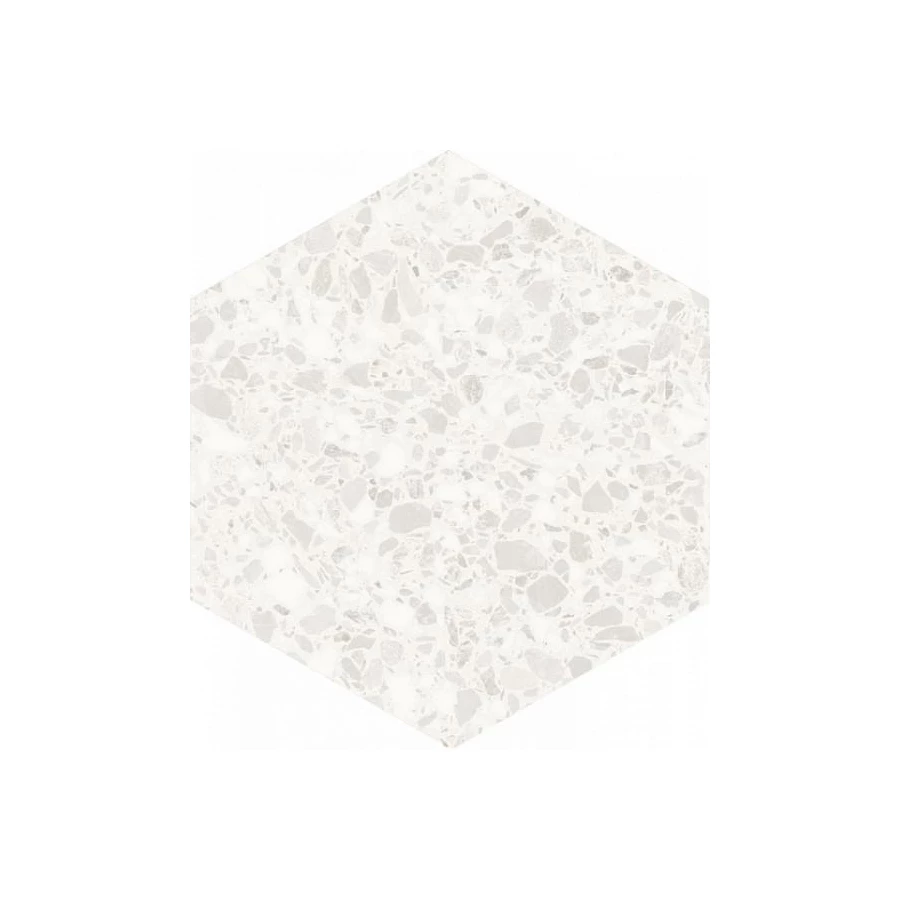Керамогранит DNA Terrazzo White натуральный 123380 36,8х32 см