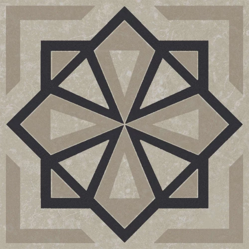 Плитка настенная Kerama Marazzi Касабланка Декор матовый светло-серый KMD3STA050GN 9,8x9,8 см