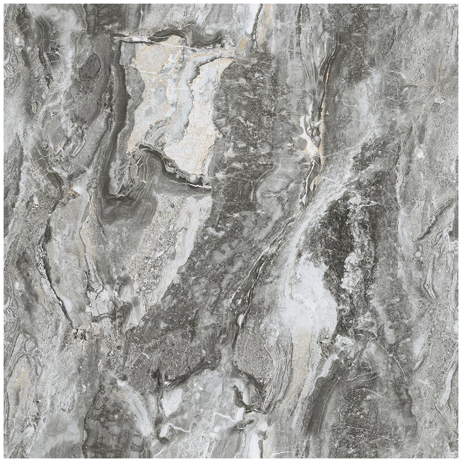 Керамогранит Ceradim Ocean Awesome Grey серый Полированный 60х60 см