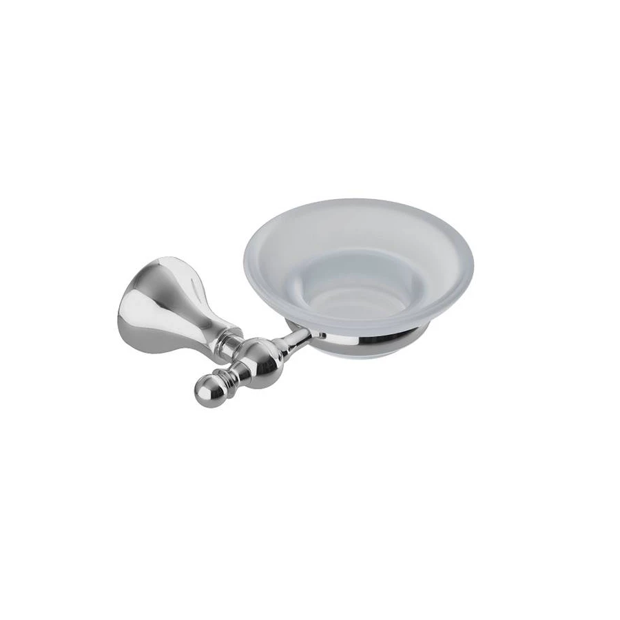 Мыльница Iddis Retro RETSSG0i42 матовое стекло сплав металлов хром