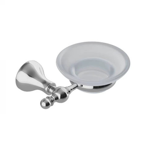 Мыльница Iddis Retro RETSSG0i42 матовое стекло сплав металлов хром