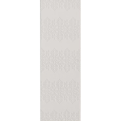 Керамогранит Mutina Бас-Релиеф Гарланд Релиеф Бианцо / Bas-Relief Garland Relief Bianco матовый белый PUBG01 54х18 см