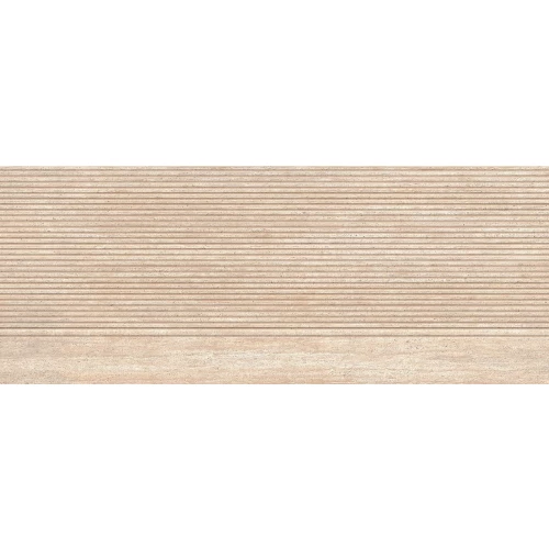 Плитка настенная Porcelanosa Таранто Марфил Стрипе / Taranto Marfil Stripe матовая бежевая 100371178 150х59,6 см