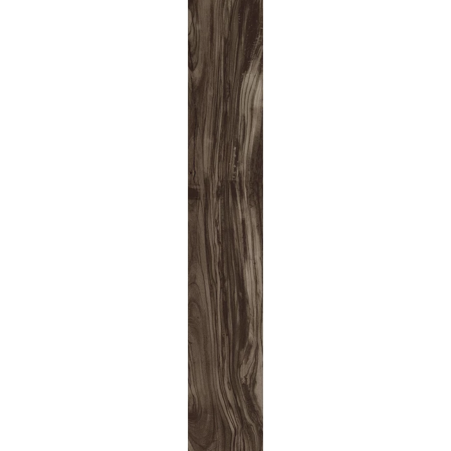 Керамогранит Creanza Pearsian Wood Charcoal Carving темно-коричневый CW-CR01-B 120х20 см