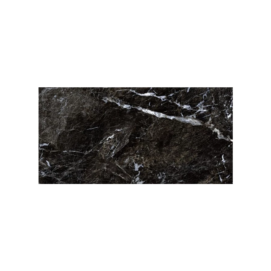 Керамический гранит Gresse Simbel carbon черный 60х120 см