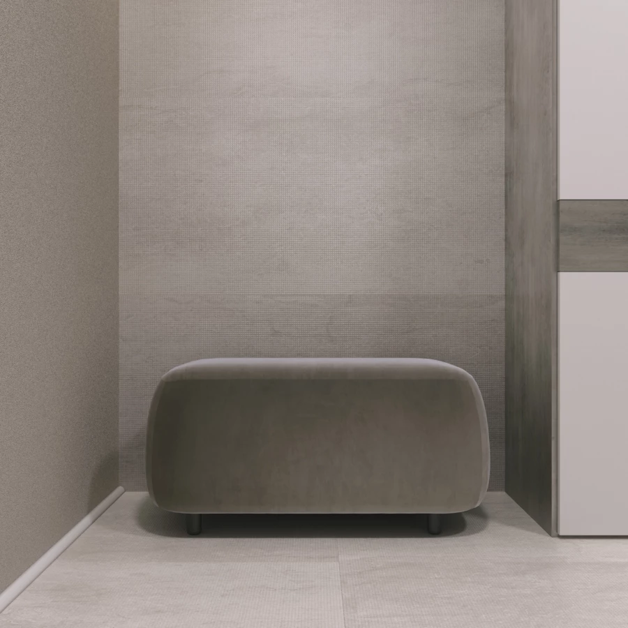 Керамогранит Creanza Corten Grey Shape 3D-глазурь матовый серый SH1003-G 120х60 см