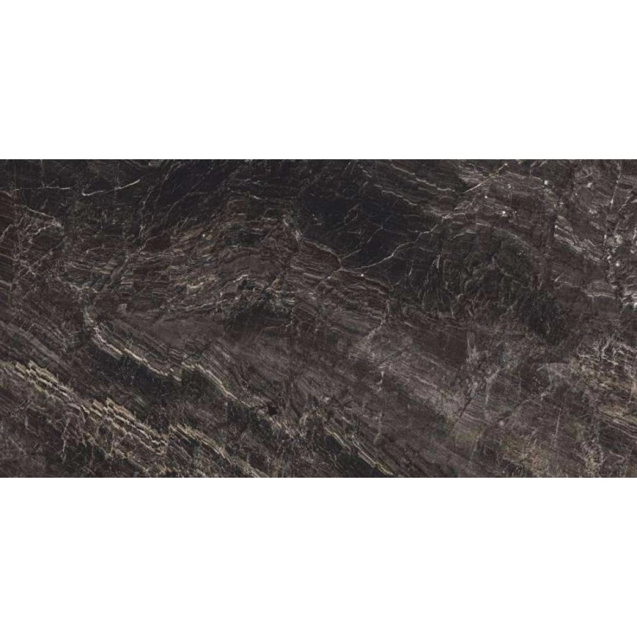 Керамогранит Cristacer Elektra Black матовый черный 120х60 см