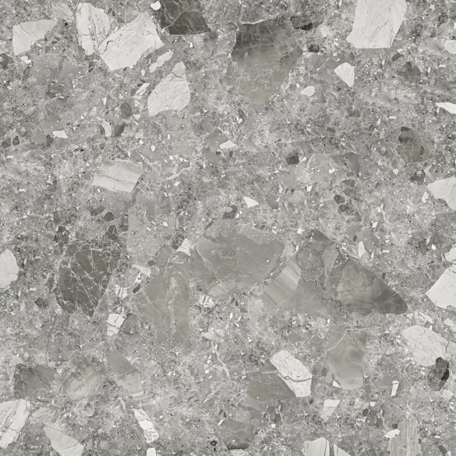 Керамогранит ALMA Ceramica Steel rock sugar-эффект серый GFU04STE70R 60х60х0,95 см