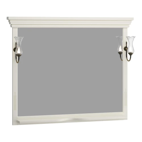 Зеркало Opadiris Риспекто 120 слоновая кость с выключателем 00-00007050