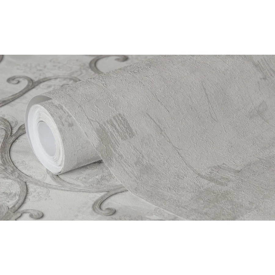 Обои флизелиновые Аспект Ницца серые 70332-14 1,06х10,05 м