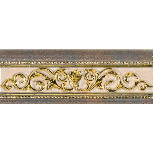 Бордюр Ape Ceramica Astro Gold Marron многоцветный 7,5х20 см