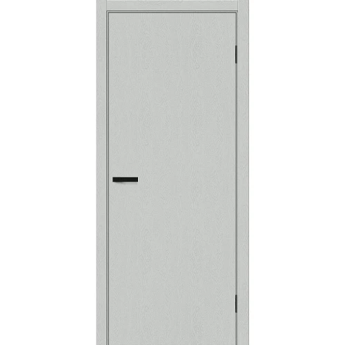 Межкомнатная дверь Bravo Браво-0.П 200x60 экошпон Bravo A полотно глухое цвет Grey Silkwood