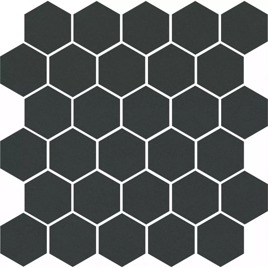 Керамогранит Kerama Marazzi Агуста натуральный (из 30 частей) черный 29,7х29,8 см