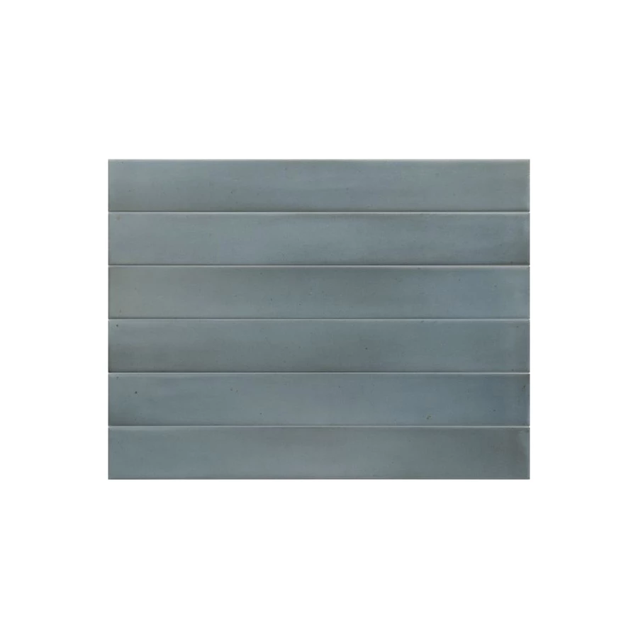 Плитка настенная Equipe Massimo Smoke Blue матовая синяя 31576 40х5 см