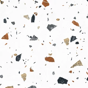 Керамогранит Laparet Terazzo Bianco карвинг матовый цветной 60х60 см